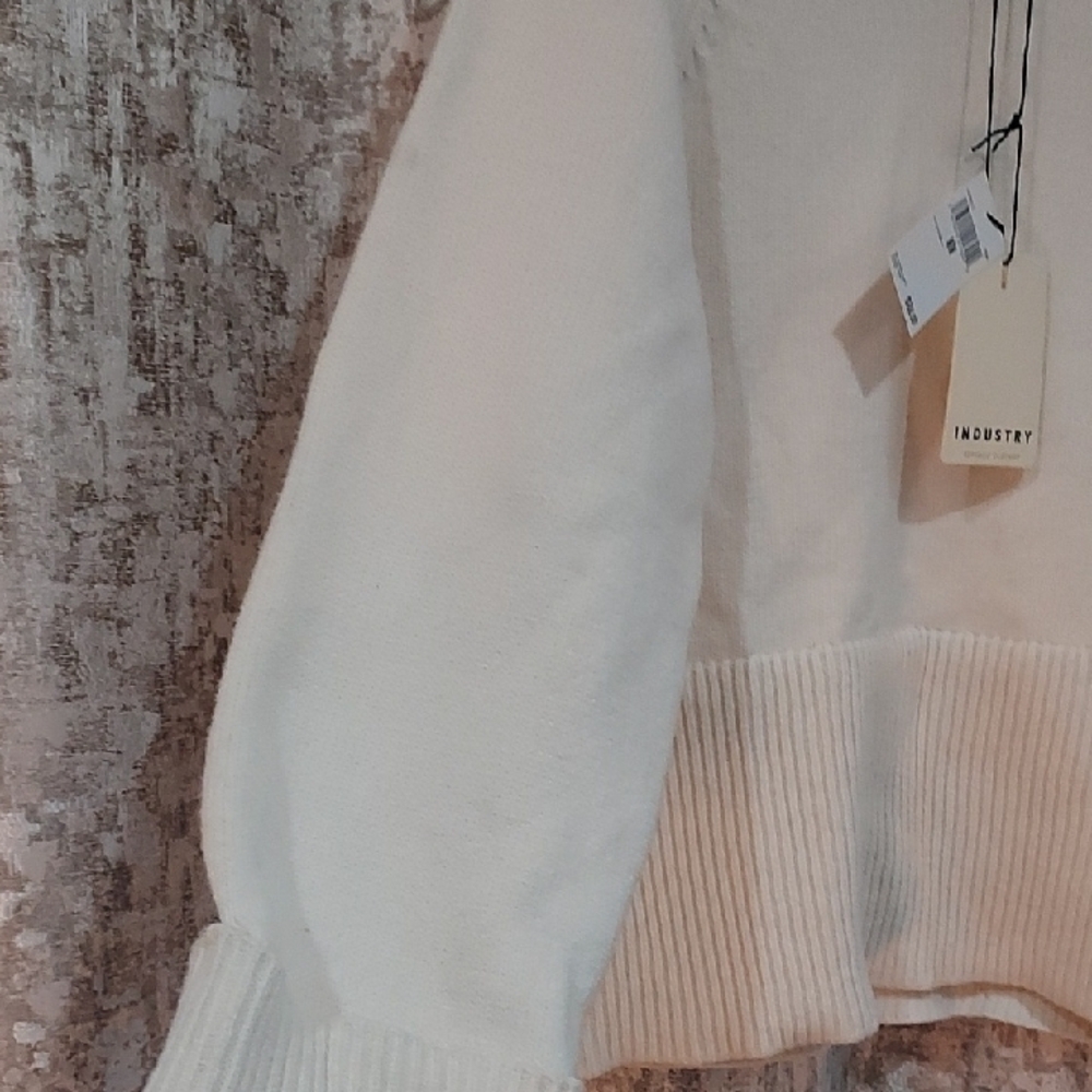 Industry Cream Women's Crew Neck Sweater - Picture 4 of 4